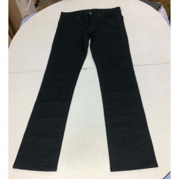 NWT Men's Joseph Joe Abboud Pipe Slim Twill Pants Size 32x34 Black - Picture 1 of 9